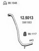FIAT 5961563 Exhaust Pipe